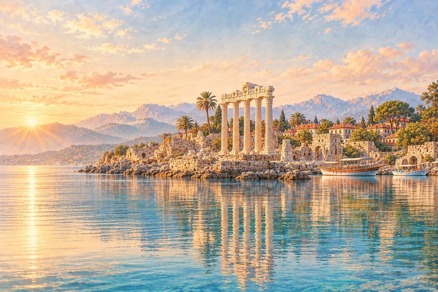 Side-Manavgat illüstrasyonu